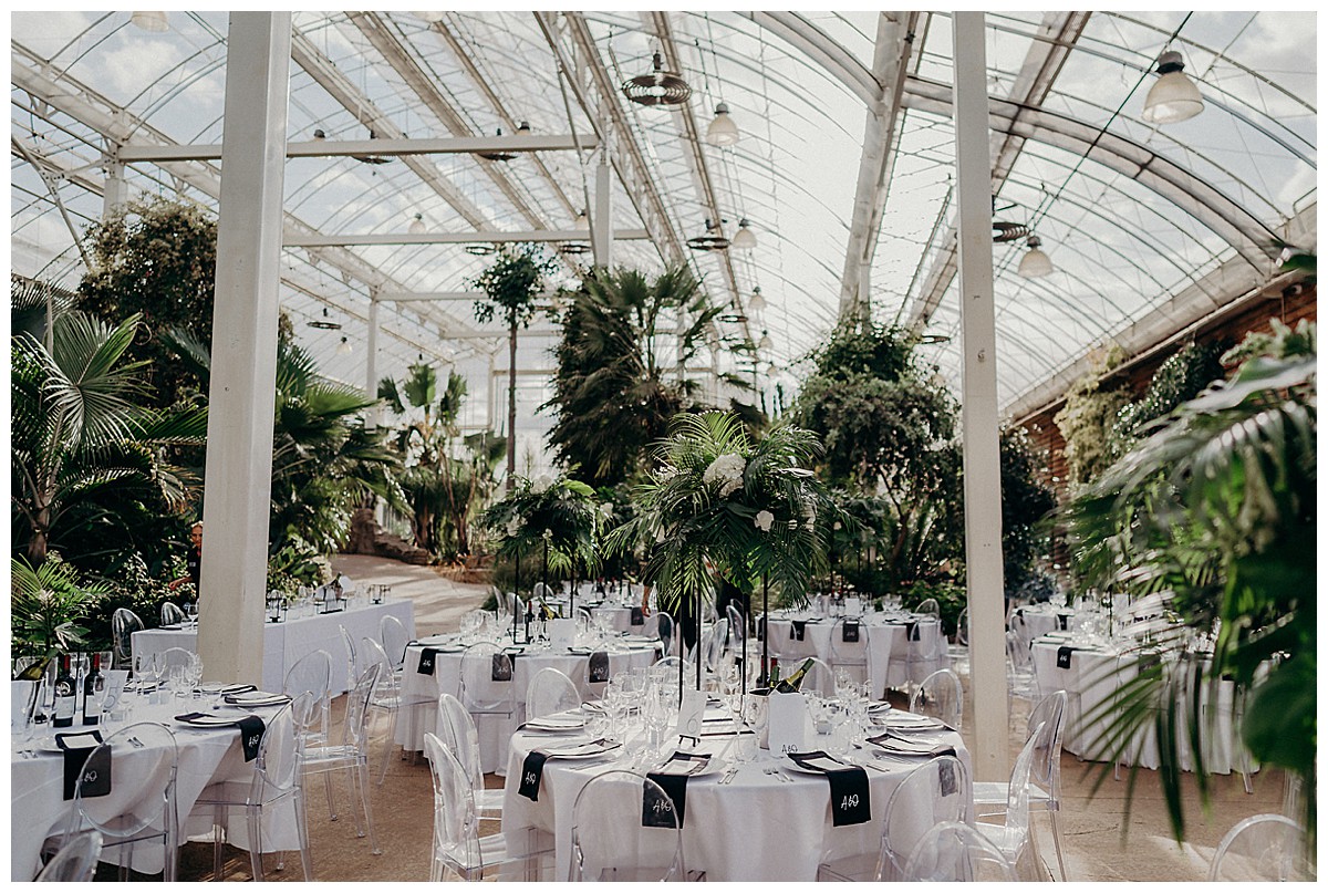 wedding flowers at RHS Wisley glasshouse, recommended florist at Wisley gardens